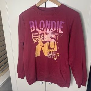 Women’s Blondie Rock Band Graphic Crewneck Sweatshirt